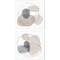 Think Neutral B by Lisa Audit 14" x 14" Canvas Wall Art (Set of 2)